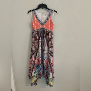 Jealous Tomato Vibrant Multicolor Midi Dress